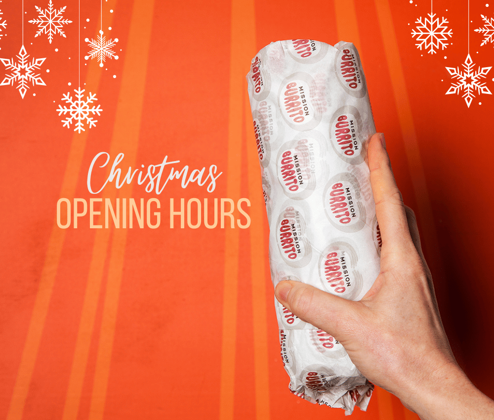Mission Burrito Christmas Opening Hours