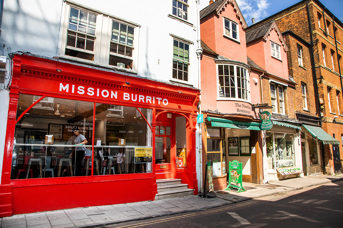 Oxford's Original Burrito St Michael's Street
